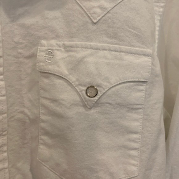 Men’s Custom Janis Joplin Stetson Upcycled Western Pearl Snap Band Shirt - Picture 6 of 7